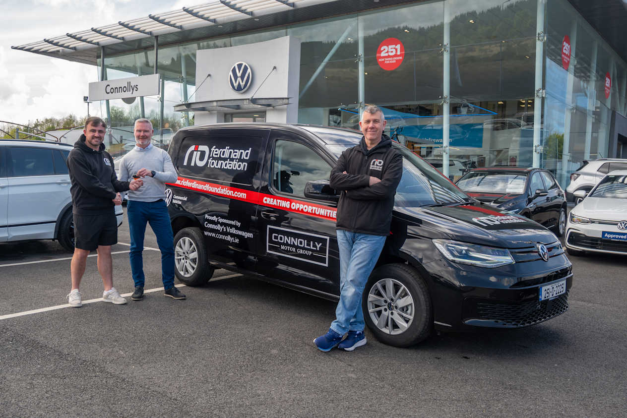 Connolly's Volkswagen partners with Rio Ferdinand Foundation