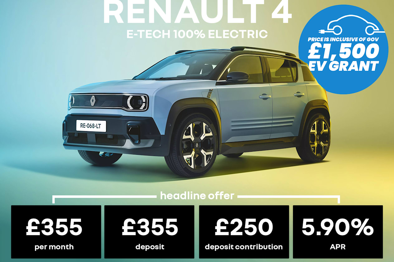 PCP: Renault 4 Evolution - £355 Per month