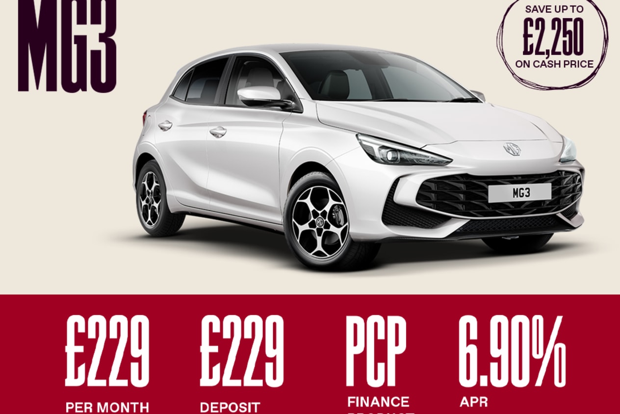 Low Deposit PCP: MG3 SE - £229 Per Month