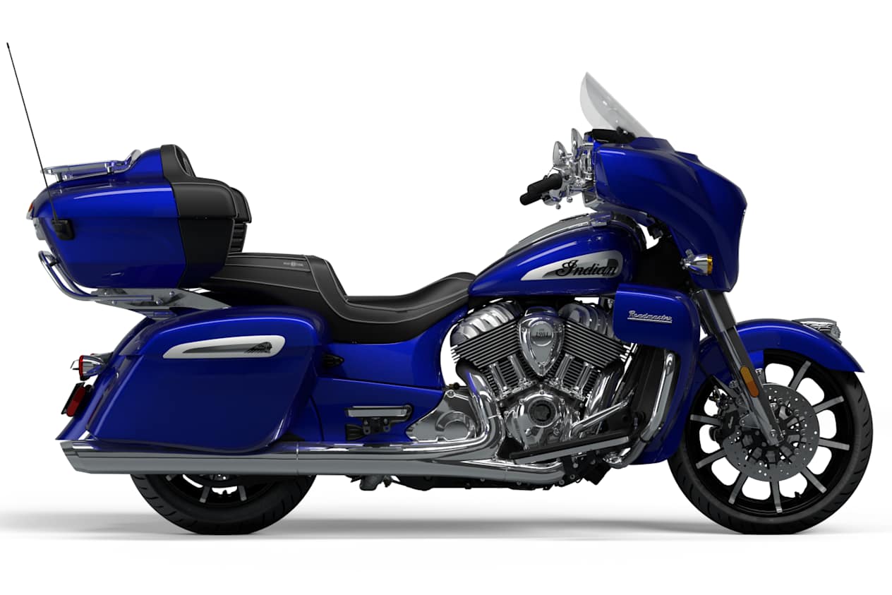 Indian Roadmaster Limited 2024 Spirit Blue Metallic : profil