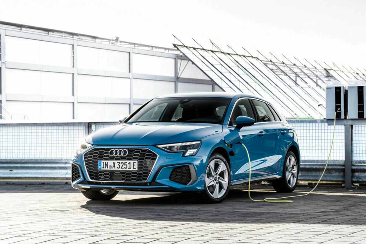 Audi A3 Sportback TFSI e pluged in