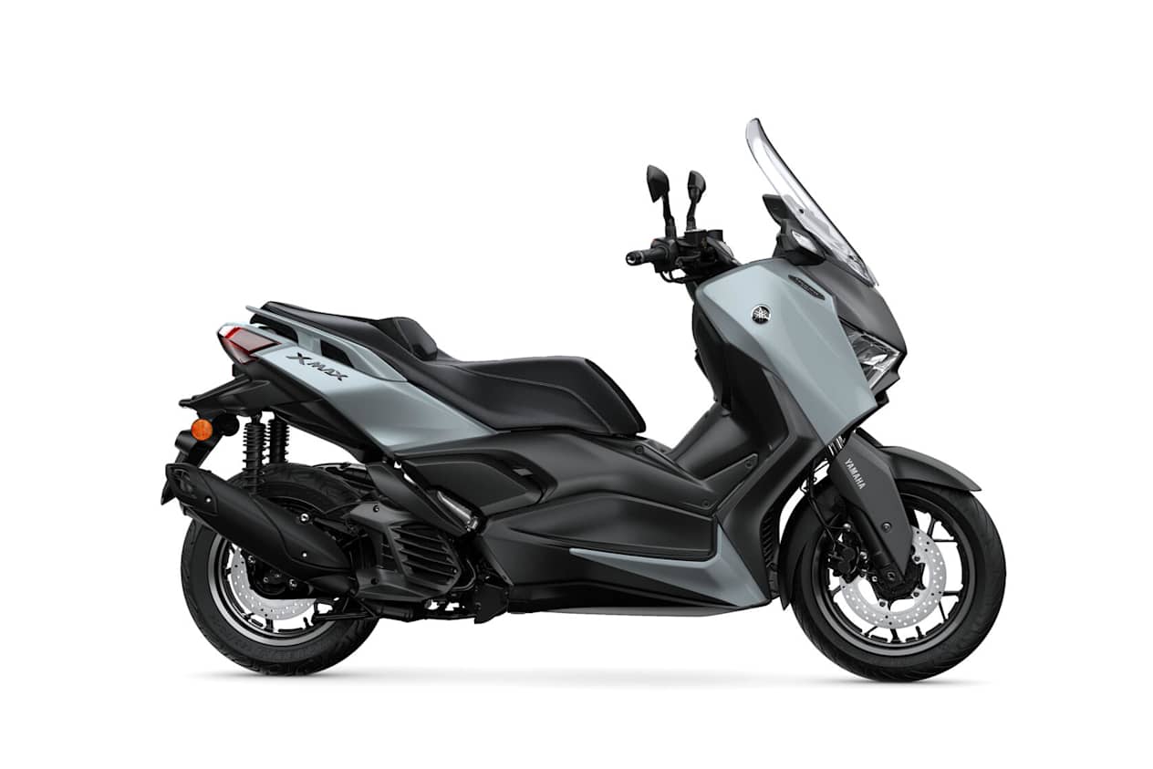 Yamaha XMAX 125 Tech Max 2025 Ceramic Grey : profil
