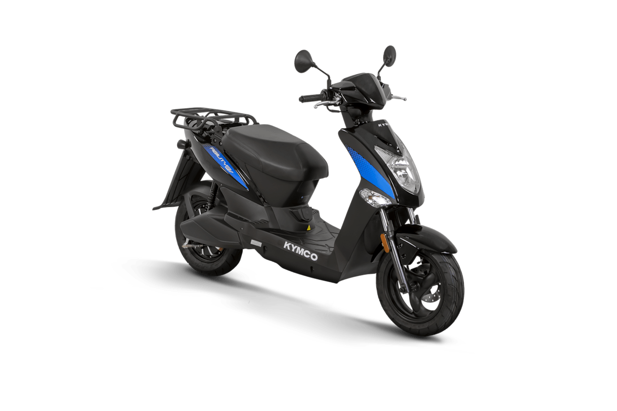 Kymco Agility EV 2024 Noir : trois quarts avant