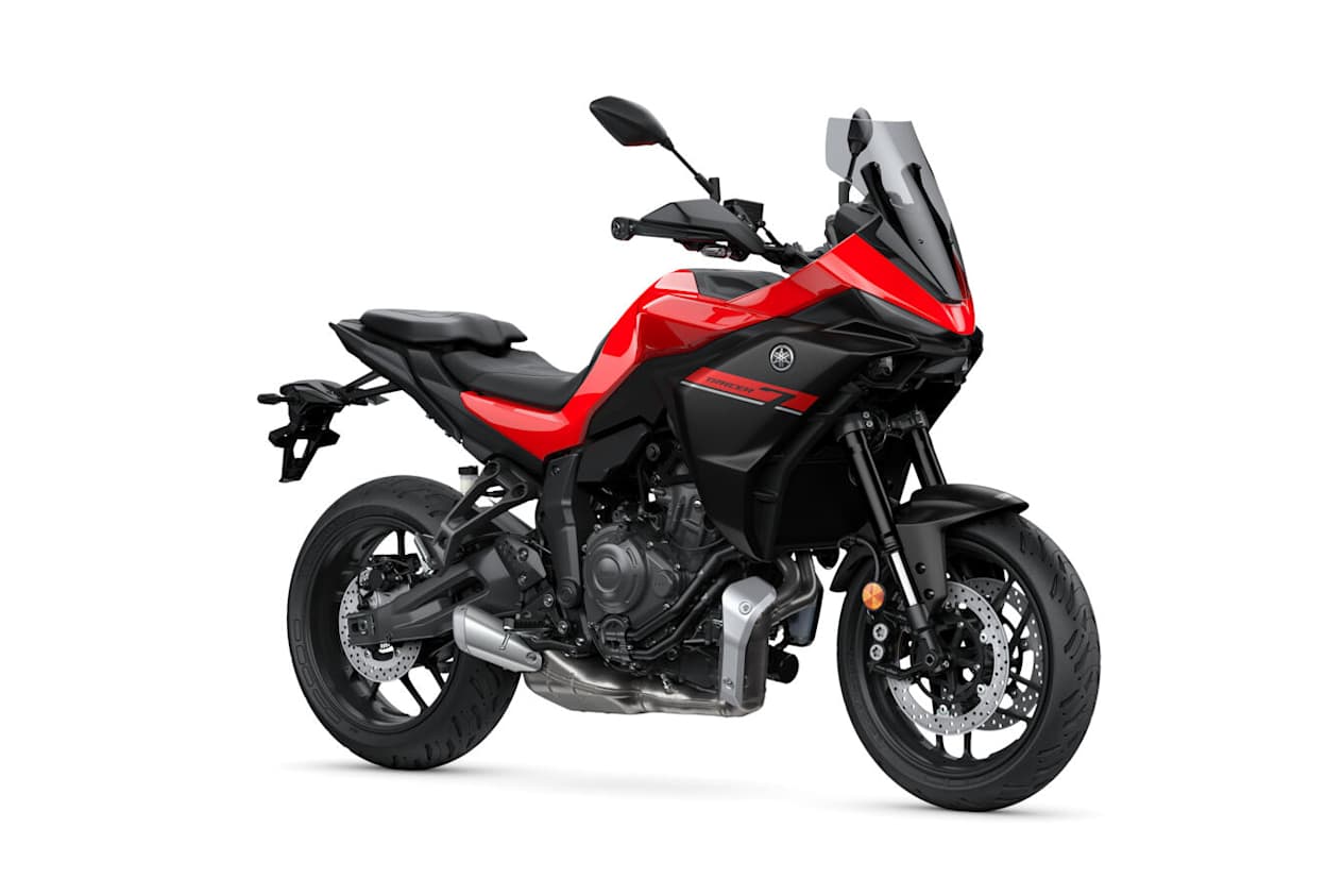 Yamaha Tracer 7 rouge