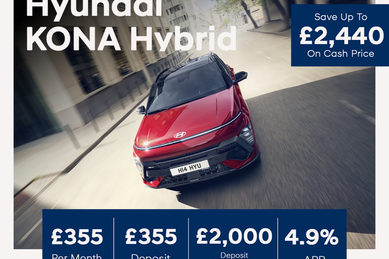 Low Deposit PCP: KONA Hybrid Advance - £355 Per Month