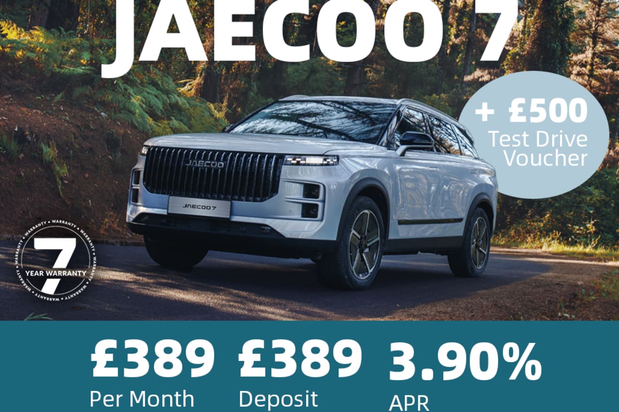PCP: JAECOO 7 Deluxe - £389 Per Month