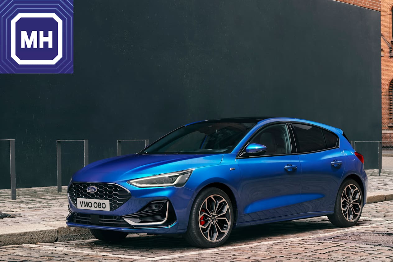Image of the New Focus ST-Line in Desert Island Blue