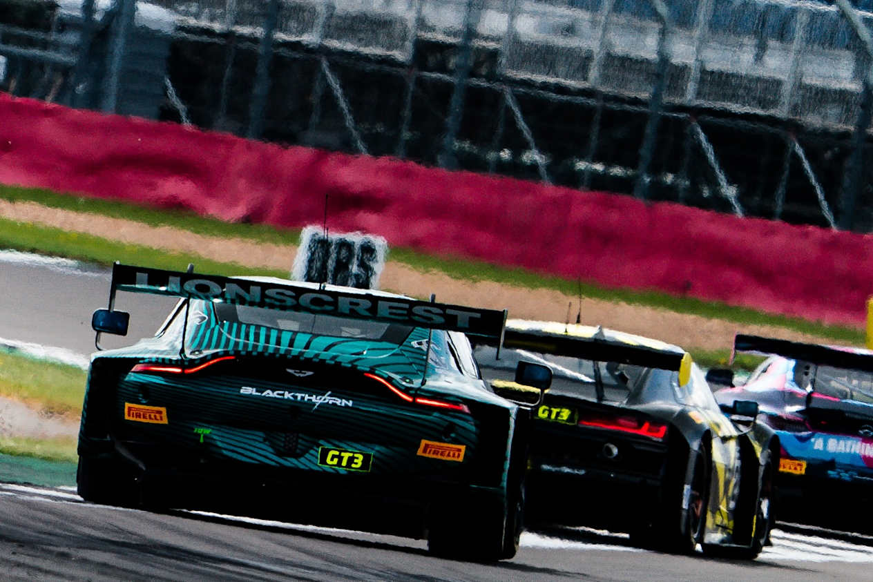 Jonny Adam during the Silverstone 500