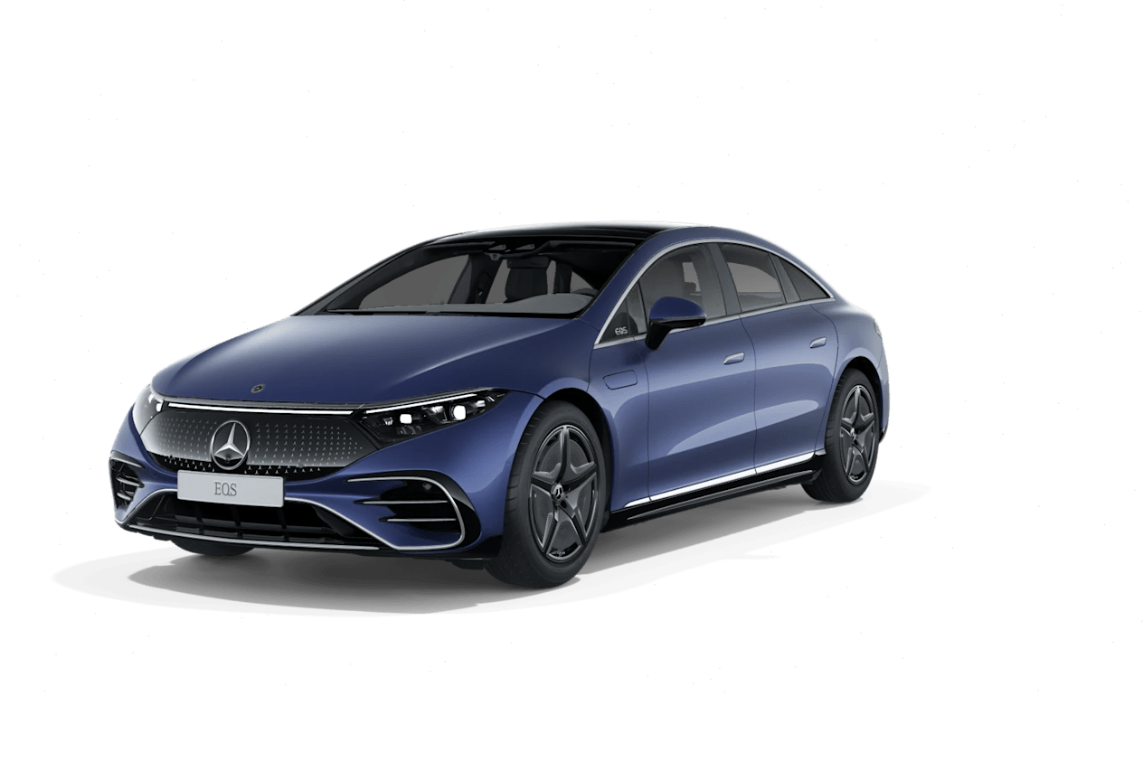 Mercedes benz EQS 580 4MATIC bleu 
