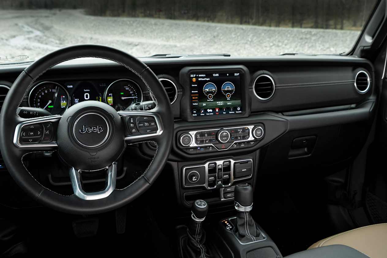 Jeep Wrangler 4xe 2022 : intérieur Sahara