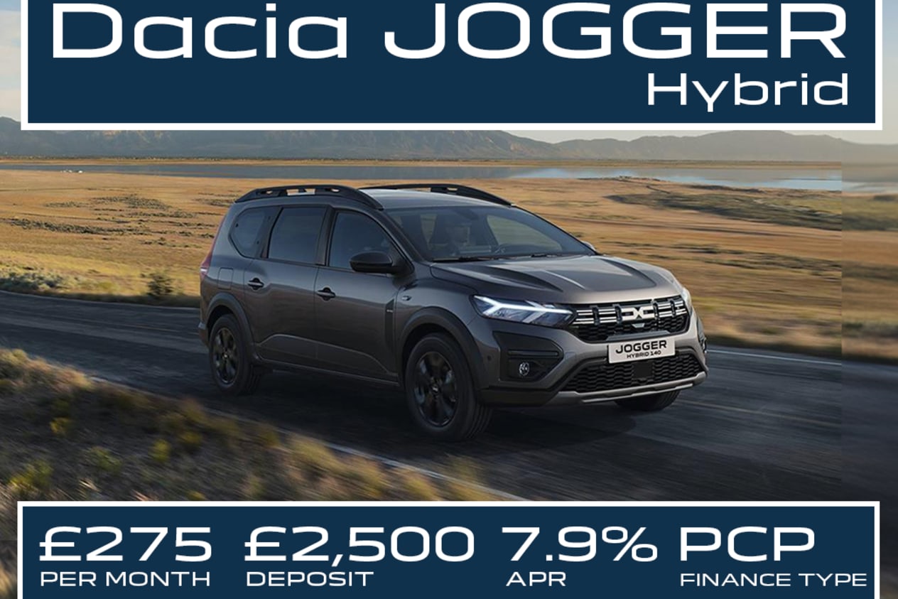 Low Payment PCP: JOGGER Hybrid Expression - £275 Per Month