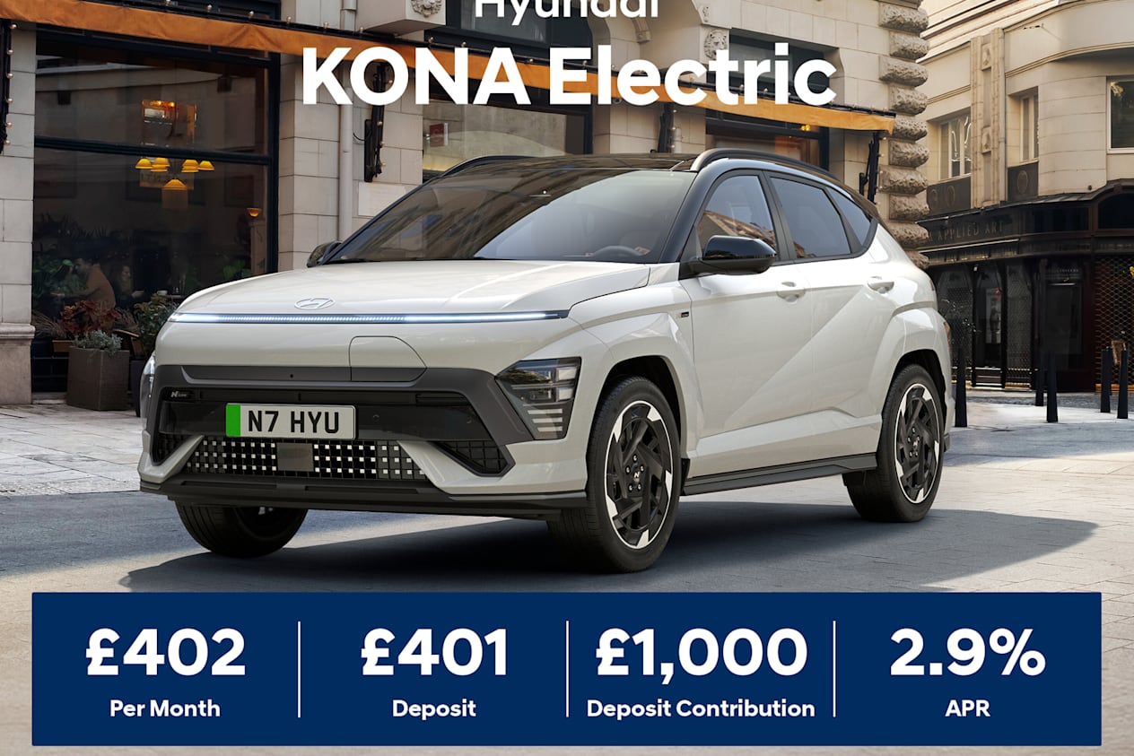 Low Deposit PCP: KONA Electric Advance 48kWh - £402 Per Month