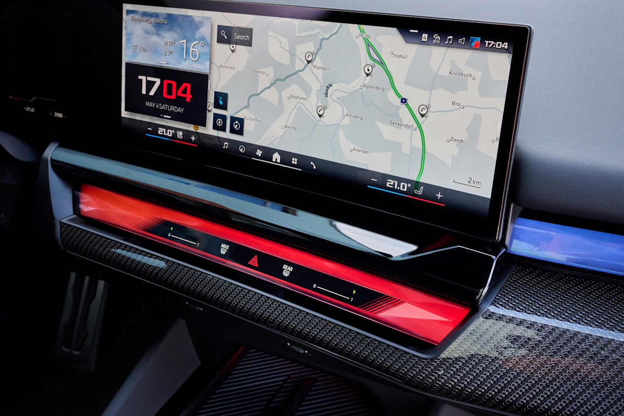 bmw i5 touring interior screen