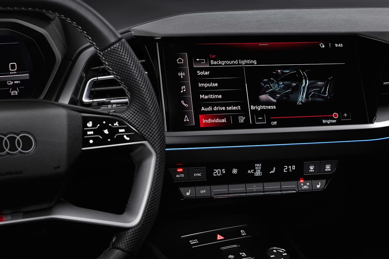 Audi Q4 e-tron digital dashboard