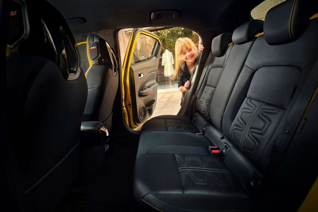 New Nissan Juke rear seats