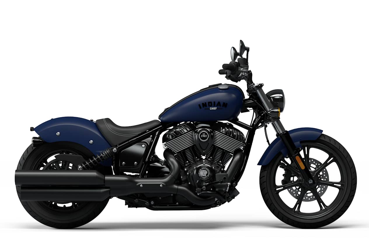 Indian Chief Dark Horse 2025 Springfield Blue Smoke : profil
