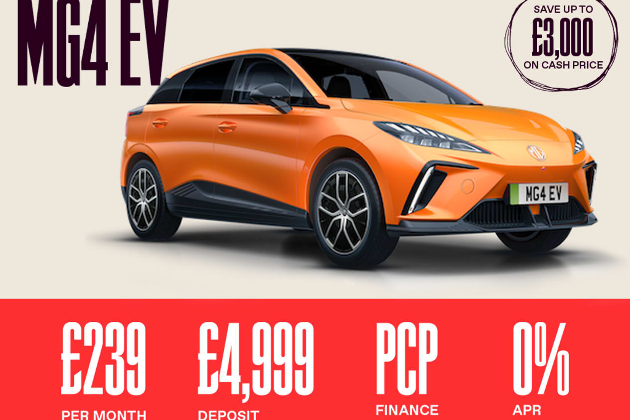 0% PCP: MG4 EV SE - £239 Per Month