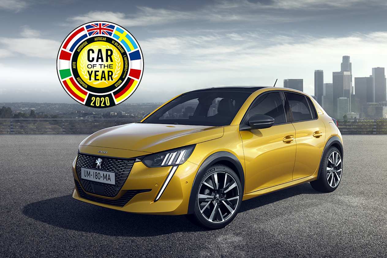 Peugeot 208 voiture de l'année 2020