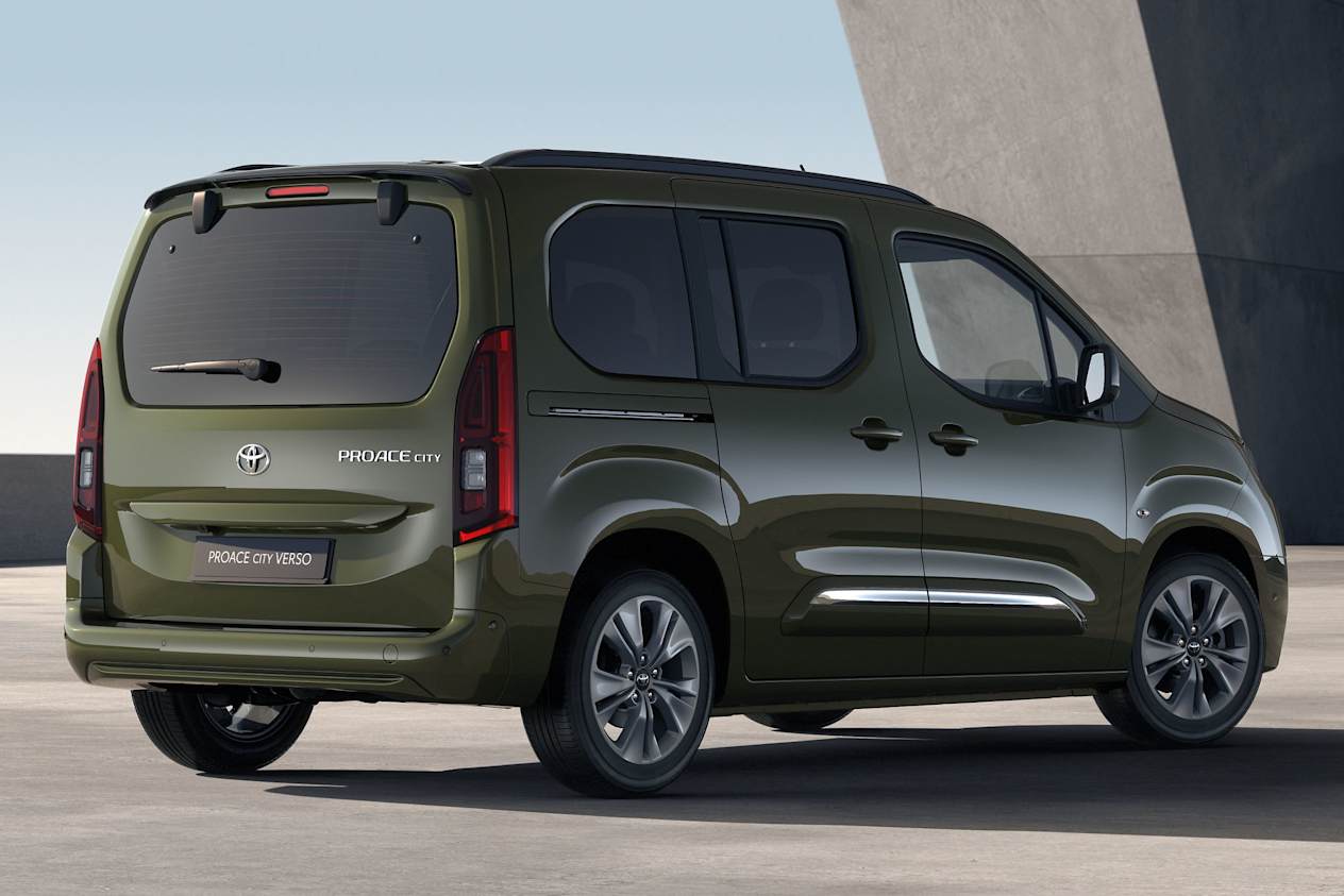 toyota proace city verso 3/4 arrière