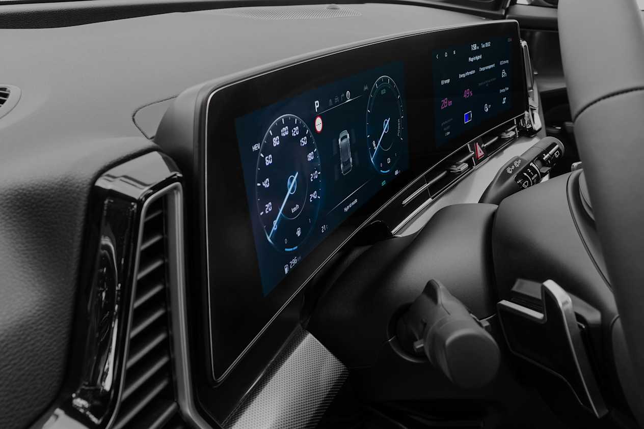 Kia Sportage 2022 : Ecrans incurvés en gros plan