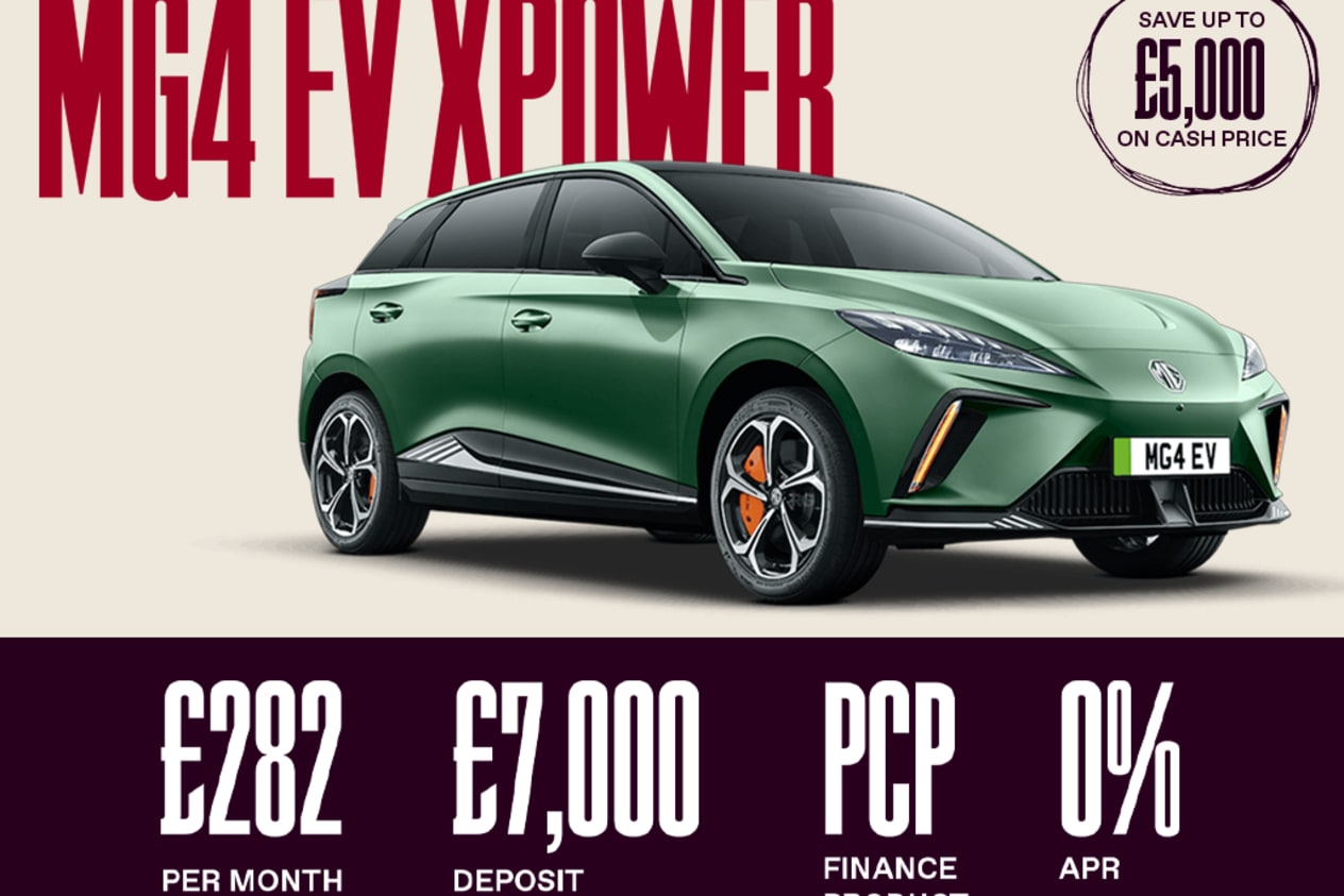 0% PCP: MG4 EV XPOWER - £282 Per Month