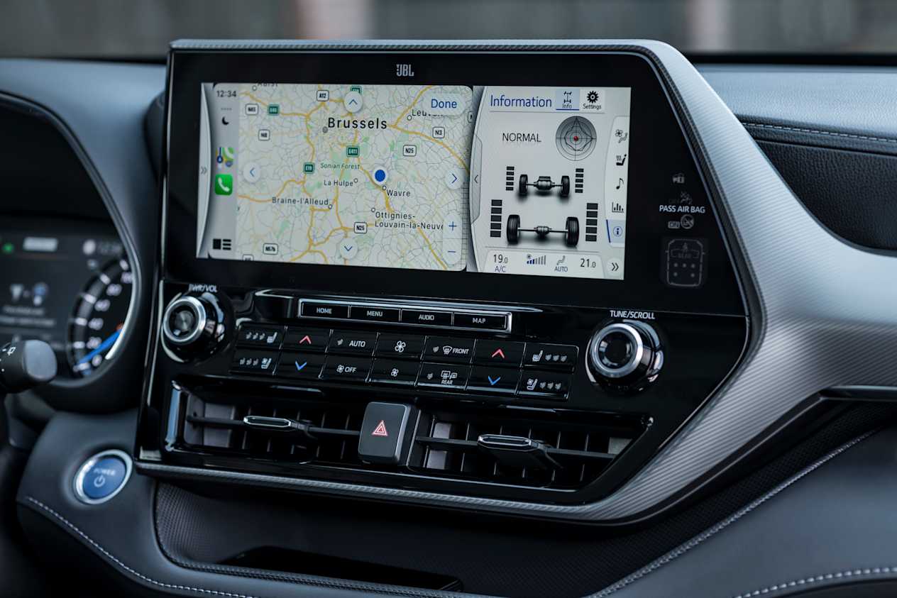 Toyota Highlander 2021 : écran tactile