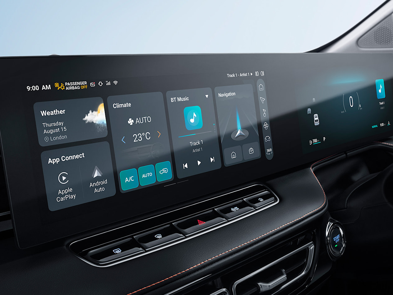 MG HS Enhanced Infotainment