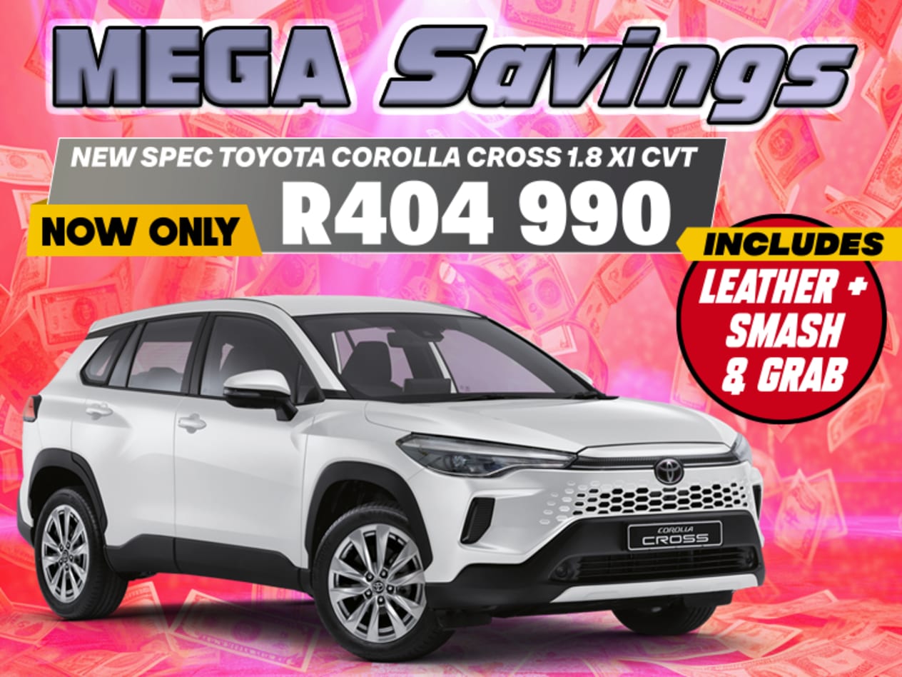 2025 Corolla Cross 1.8 Xi CVT – R404,990