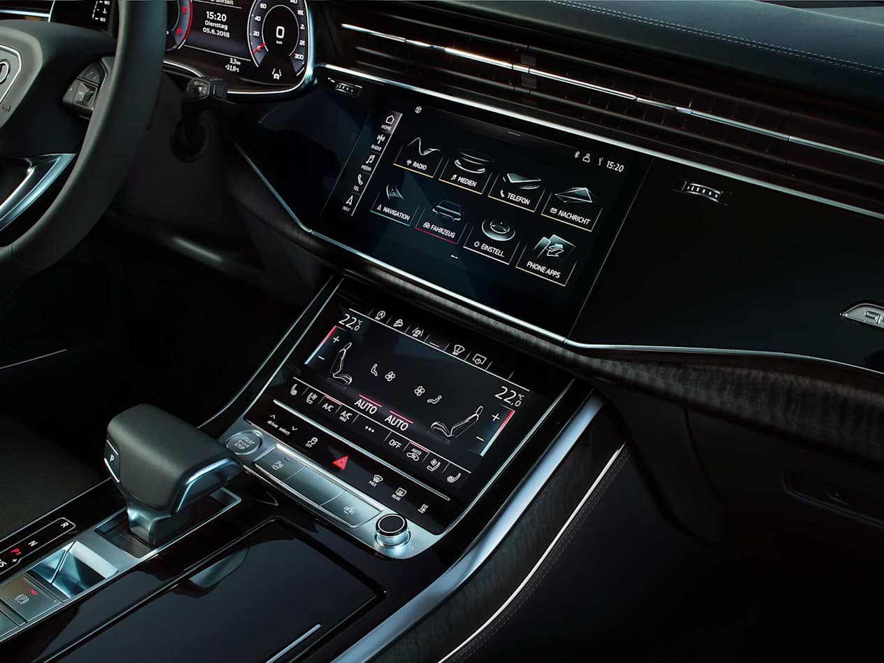New Audi Q8 Buttons