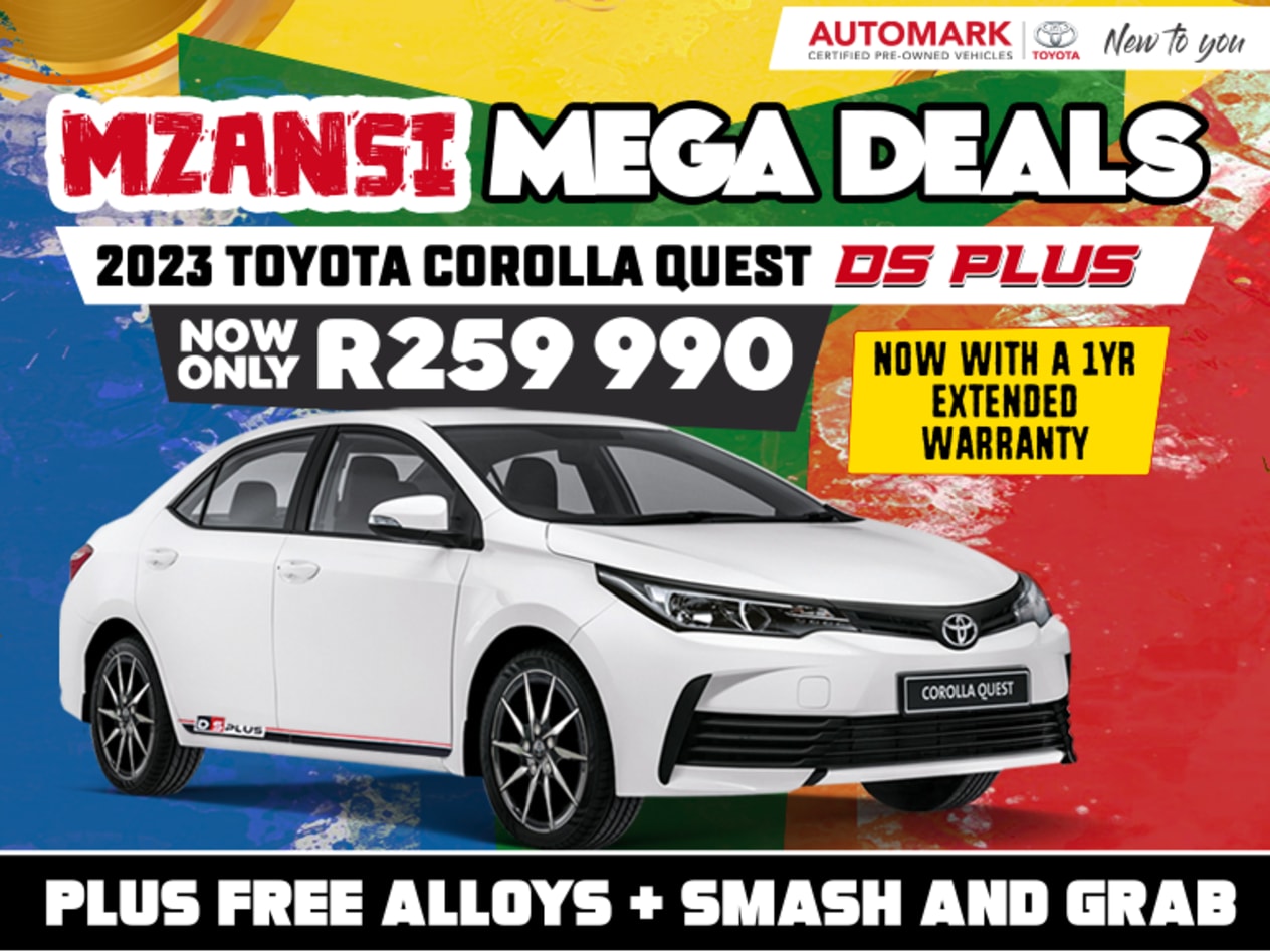 2023 Toyota Corolla Quest 1.8 DS Plus – R259 990