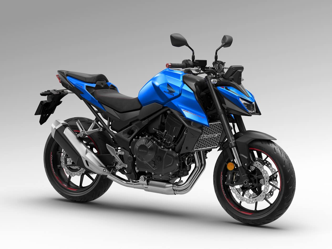 Honda CB750 Hornet 2025 : bleu