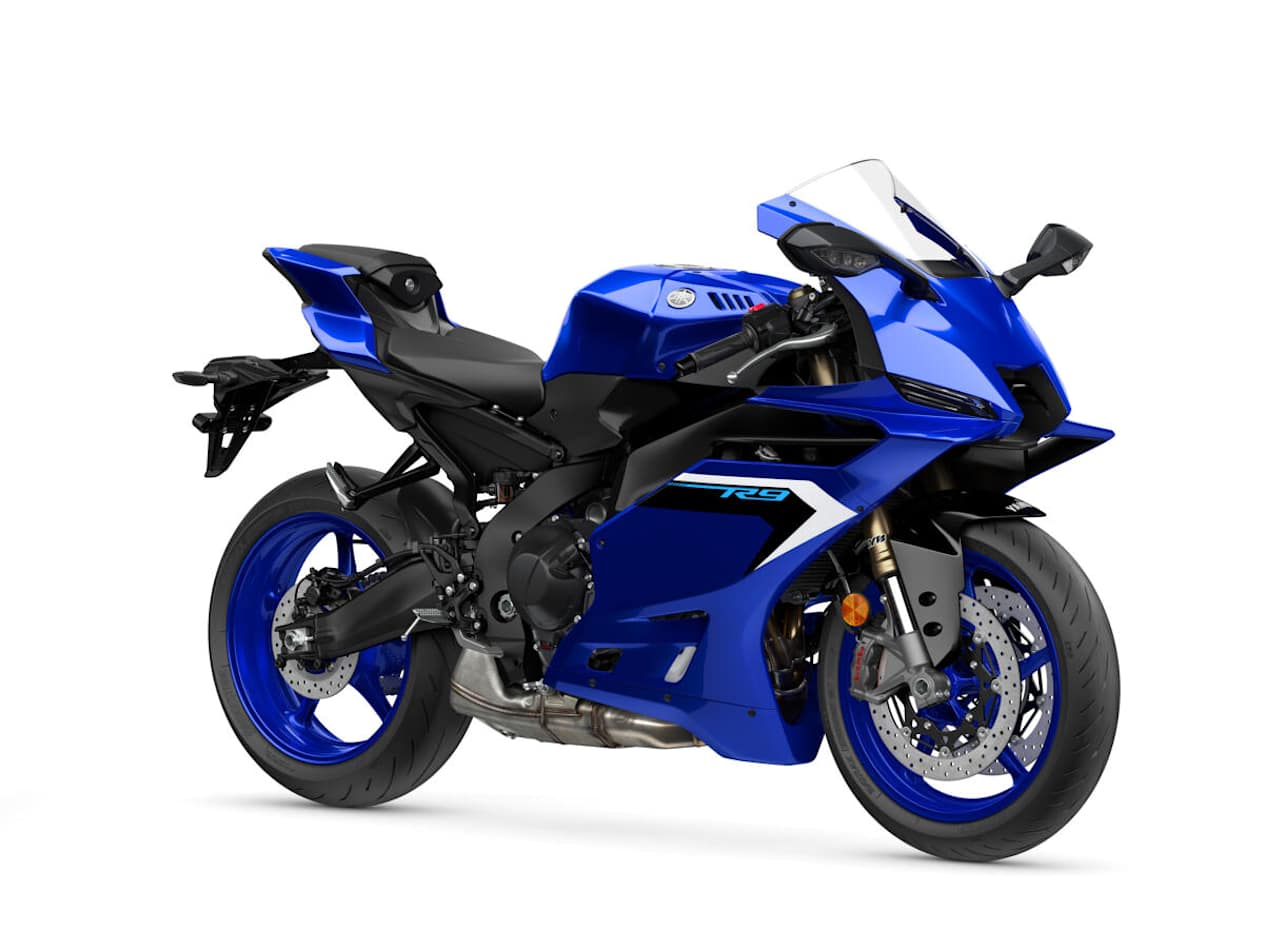 Yamaha R9 2025 : bleu