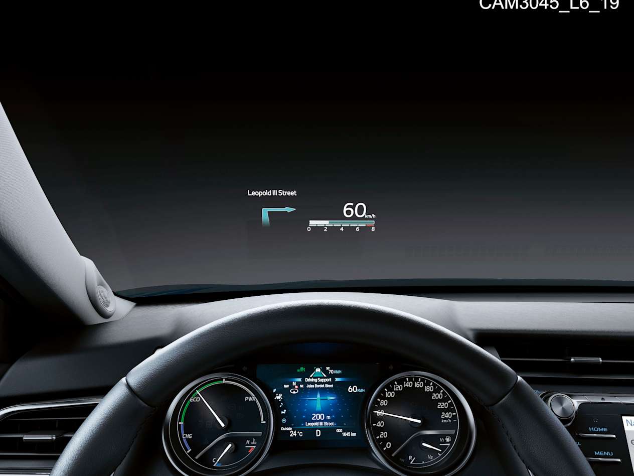 Toyota Camry affichage tête haute