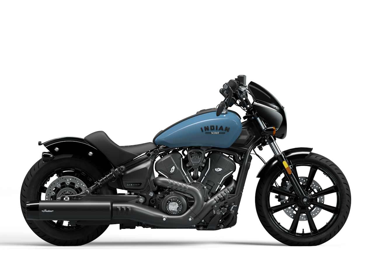 Indian Sport Scout Limited 2025 Storm Blue : profil