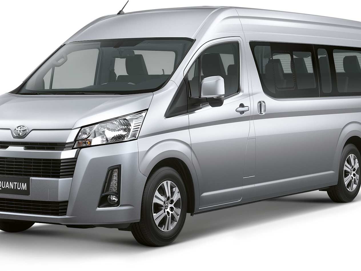 TOYOTA QUANTUM BUS INTERIOR AND EXTERIOR OVERVIEW