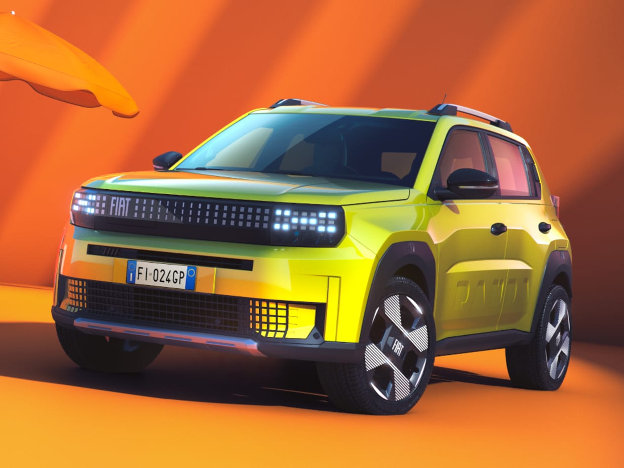 Fiat Grande Panda 2024 : trois quarts avant gauche statique