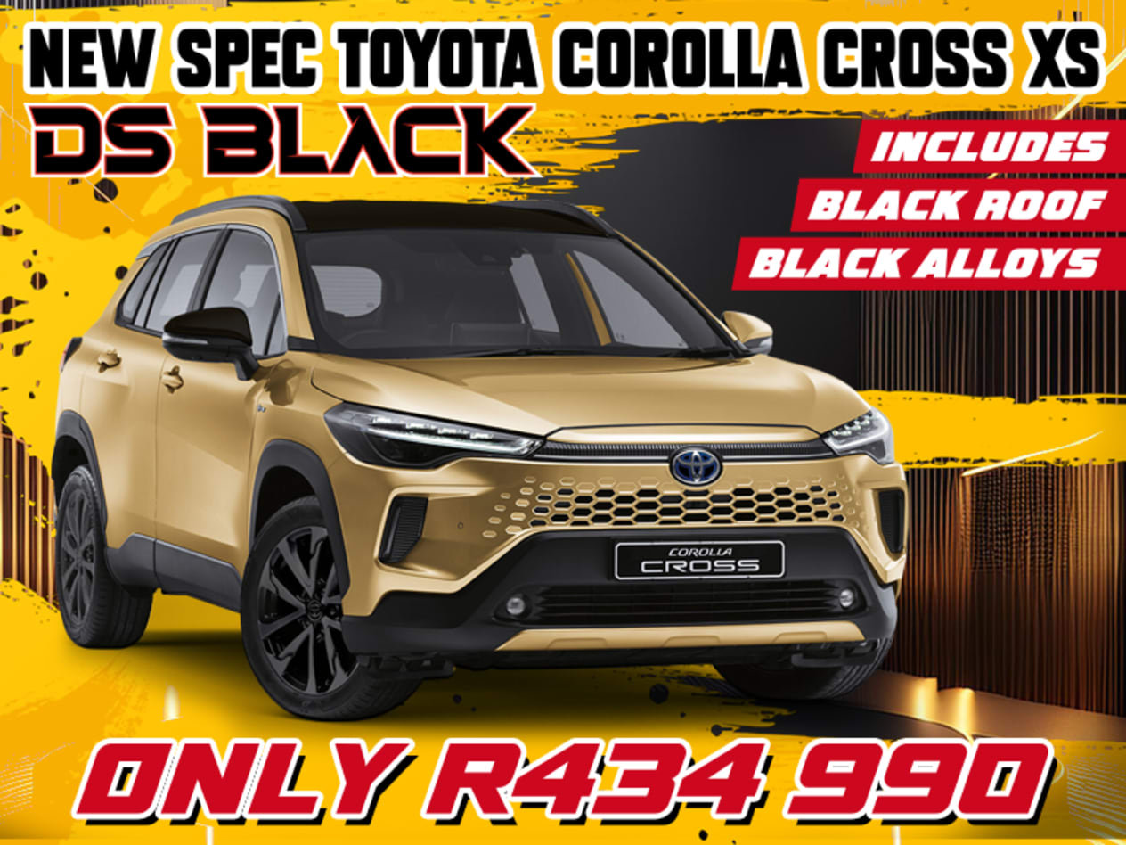 2025 Corolla Cross XS “DS Black” Edition – R434 990