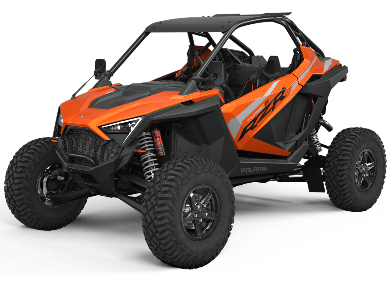 Polaris RZR Turbo R Ultimate 2023 : trois quarts avant