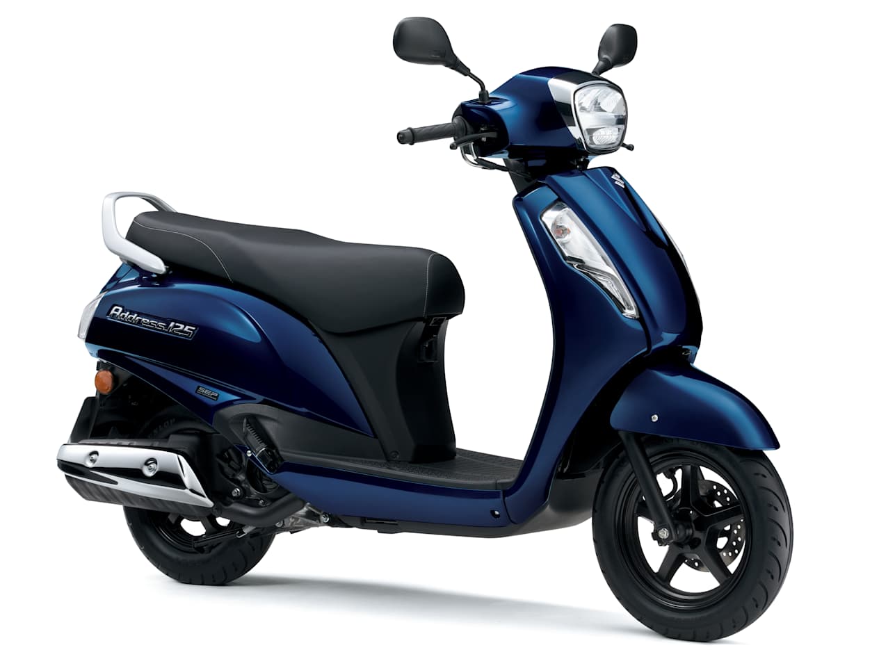 Suzuki Address 125 : bleu