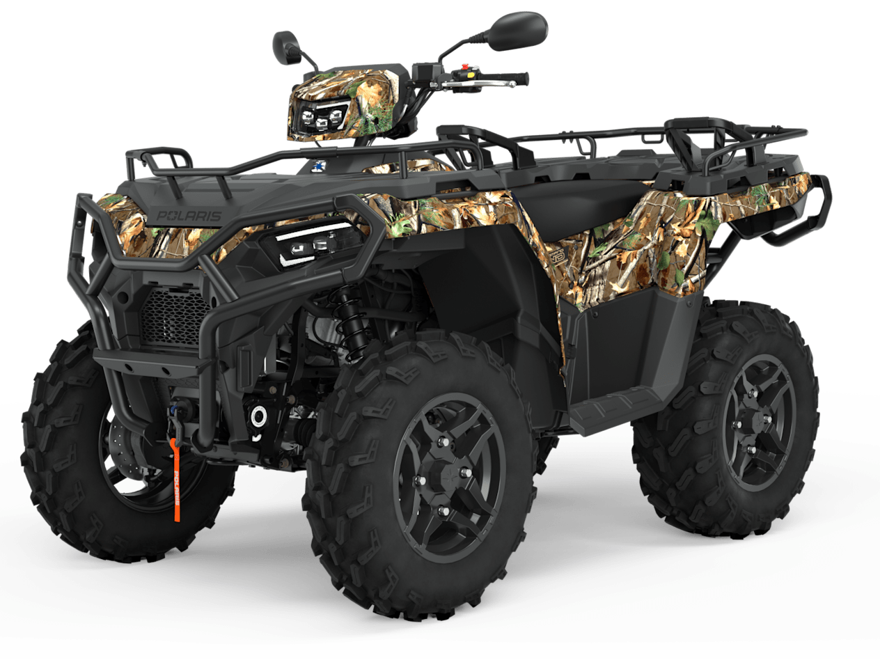 Polaris Sportsman 570 EPS Hunter Edition 2023 : trois quarts avant