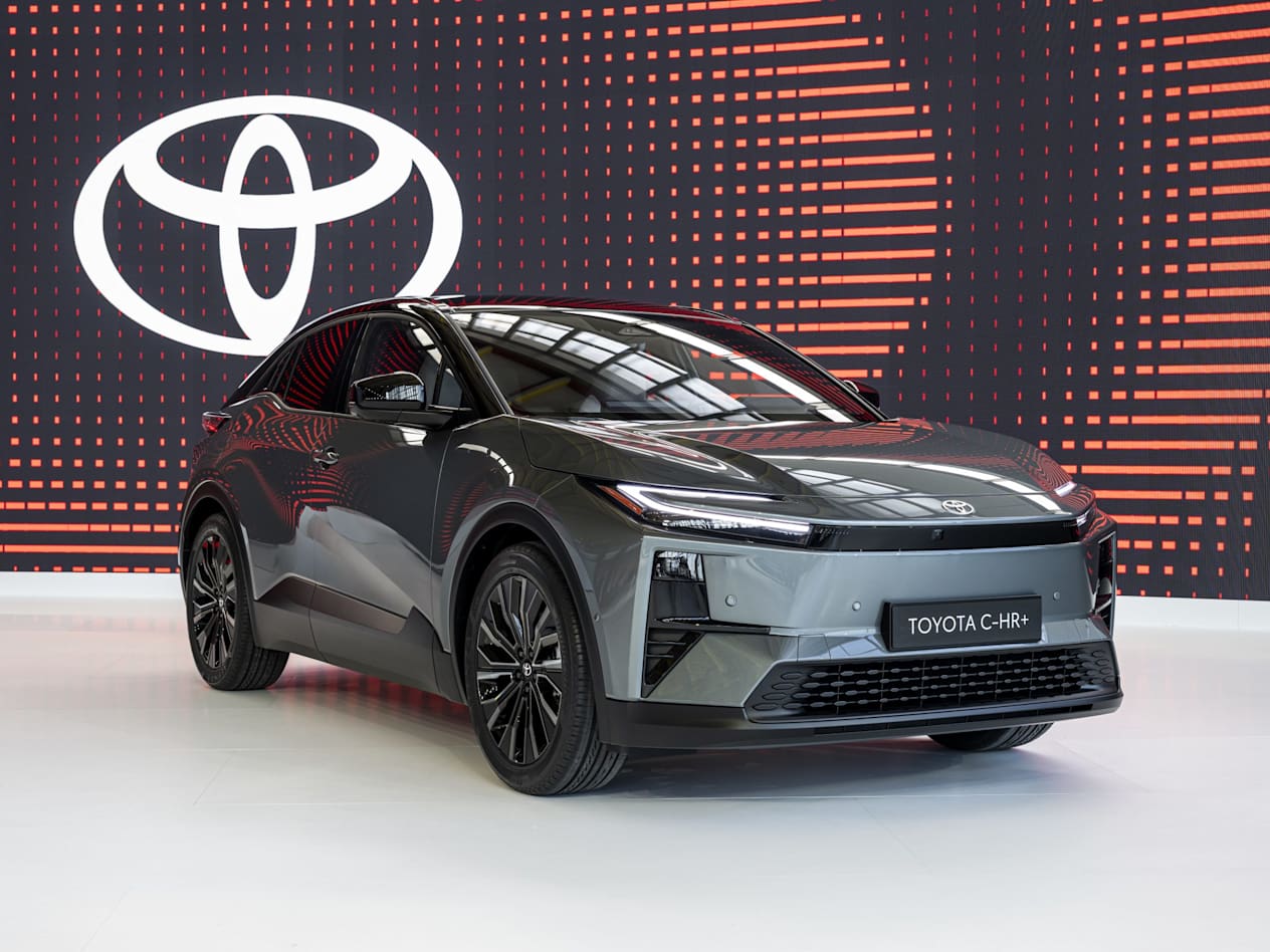World debut of the all-new battery electric Toyota C-HR+