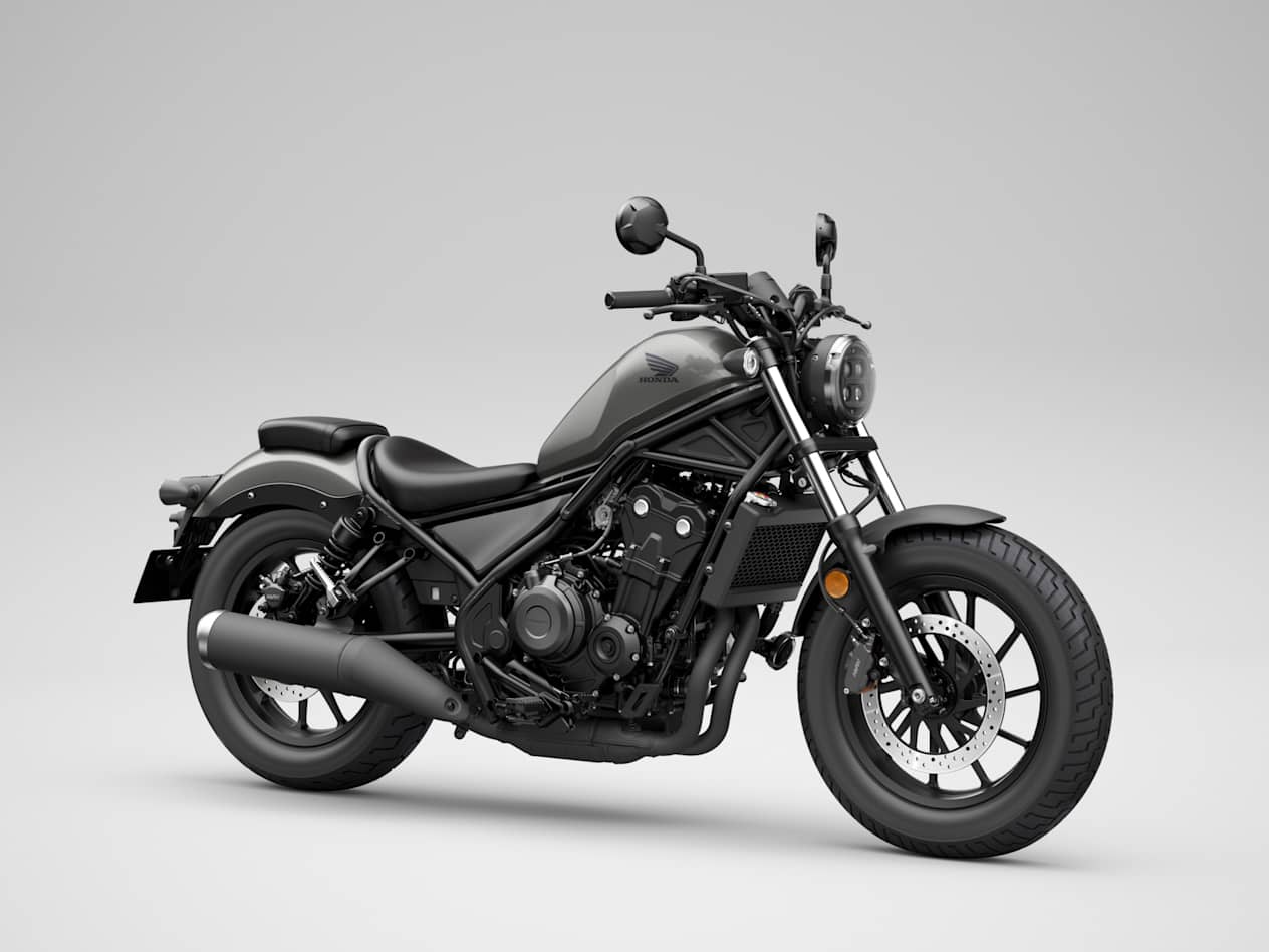 Honda Rebel CMX500 2024 Seal Silver Metallic : trois quarts avant