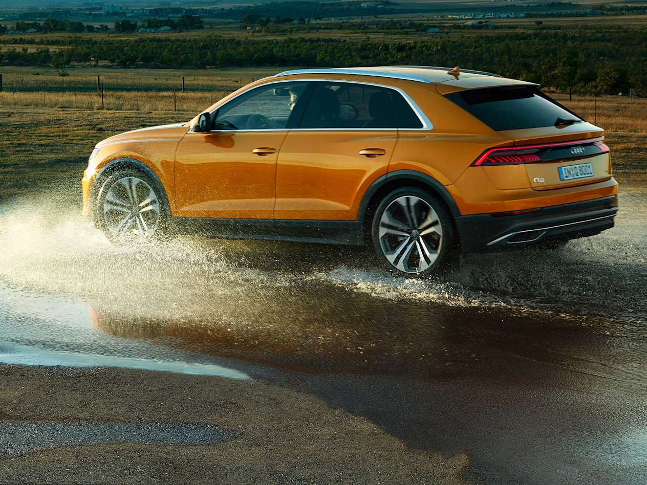 New Audi Q8 Side View