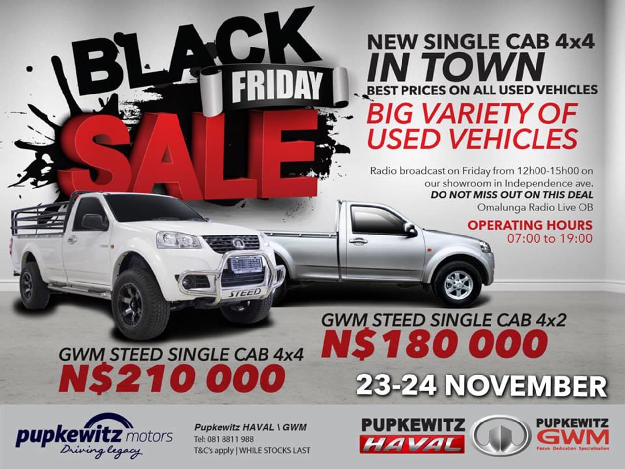 GWM | Black Friday | NamAuto
