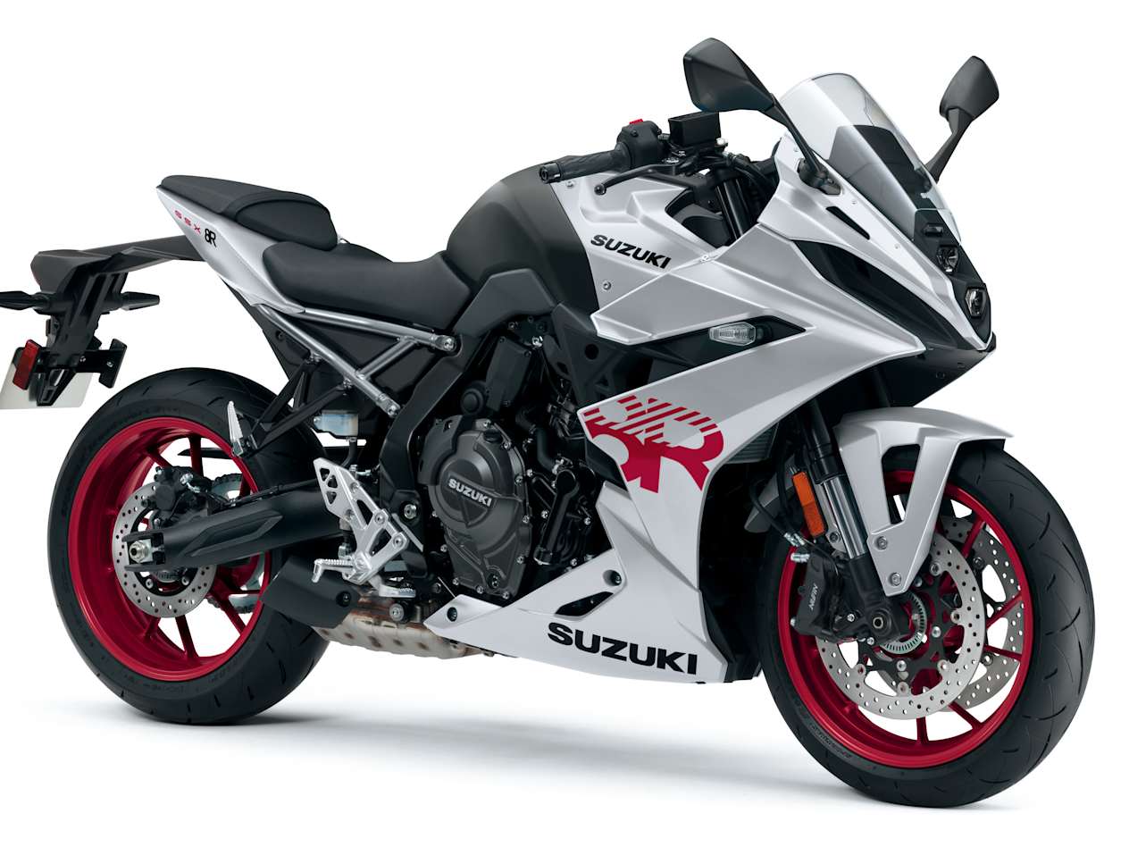 Suzuki GSX 8R blanche
