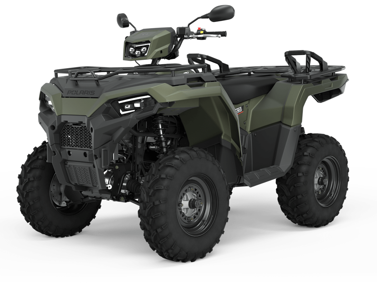 Polaris Sportsman 570 EPS Agri Pro 2023 : trois quarts avant