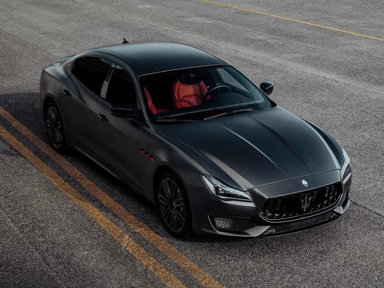 Maserati Quattroporte vue de haut