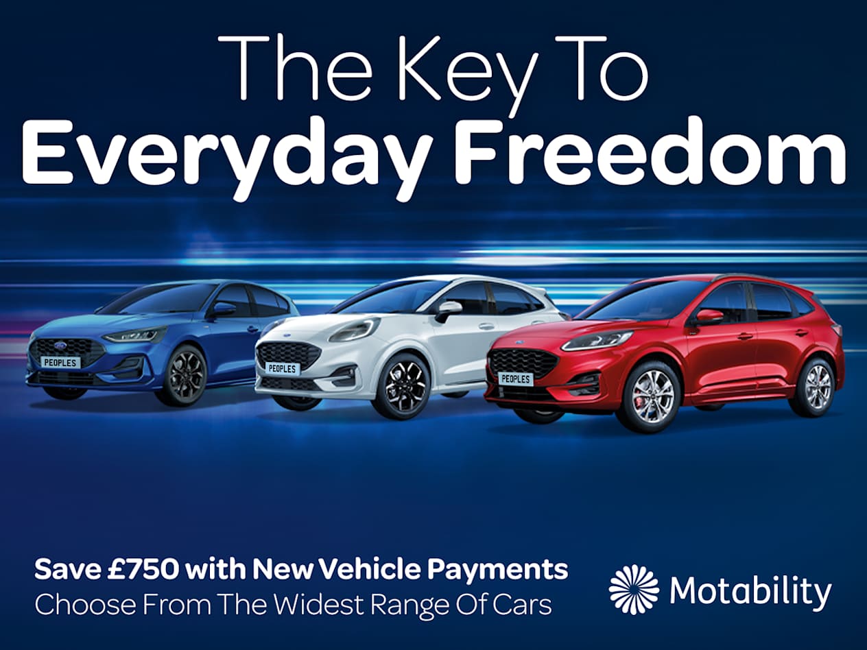 Motability - £750 New Vehicle Payment