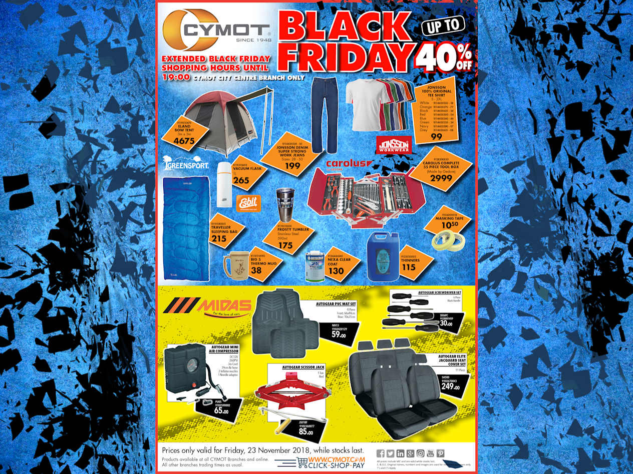 CYMOT | Black Friday | NamAuto