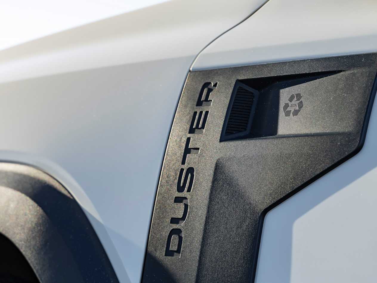 Close up of the underbody shield on a grey All-New Dacia Duster